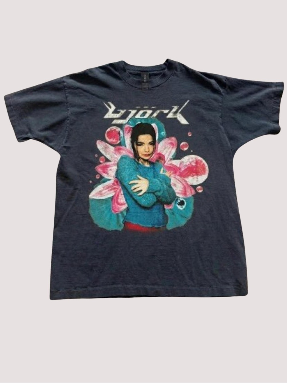 Black Bjork Graphic T-Shirt, Retro Tee, Gift For Jazz Music Fan